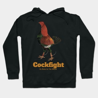 Vintage Rooster Run in the Blood Hoodie